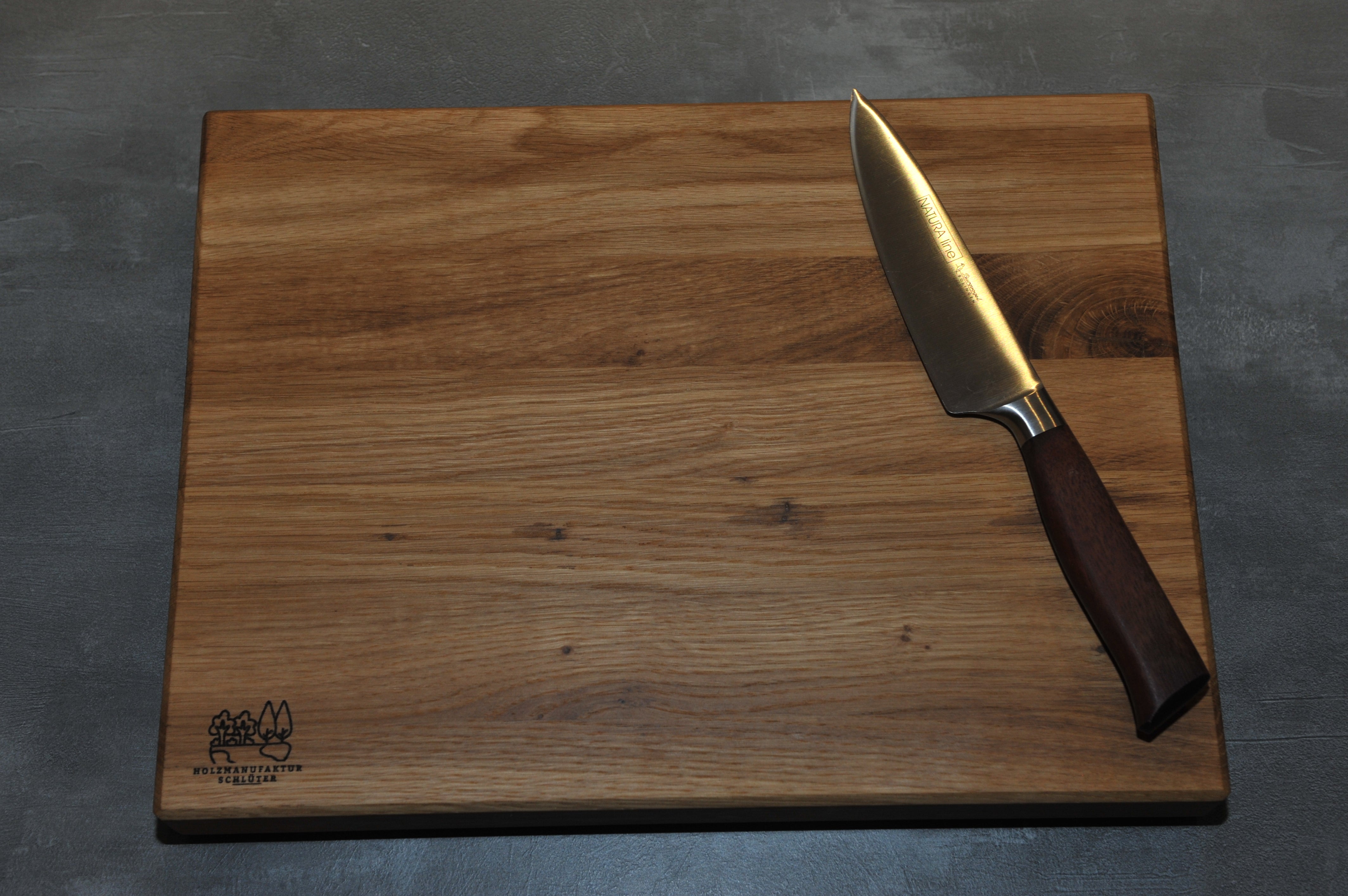 Eichen Längsholz Schneidebrett B-Ware