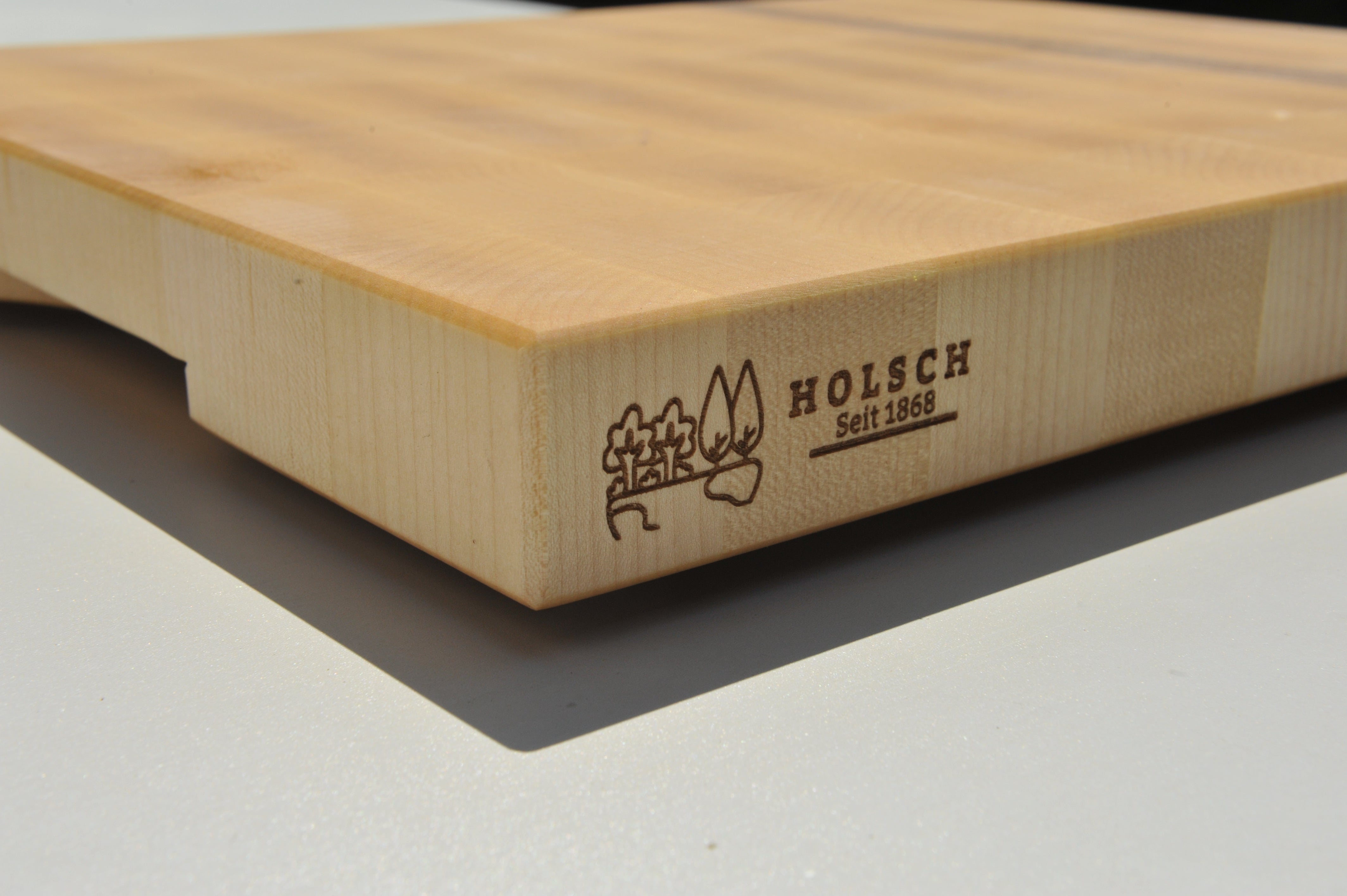 Ahorn + Eiche Stirnholz Schneidebrett