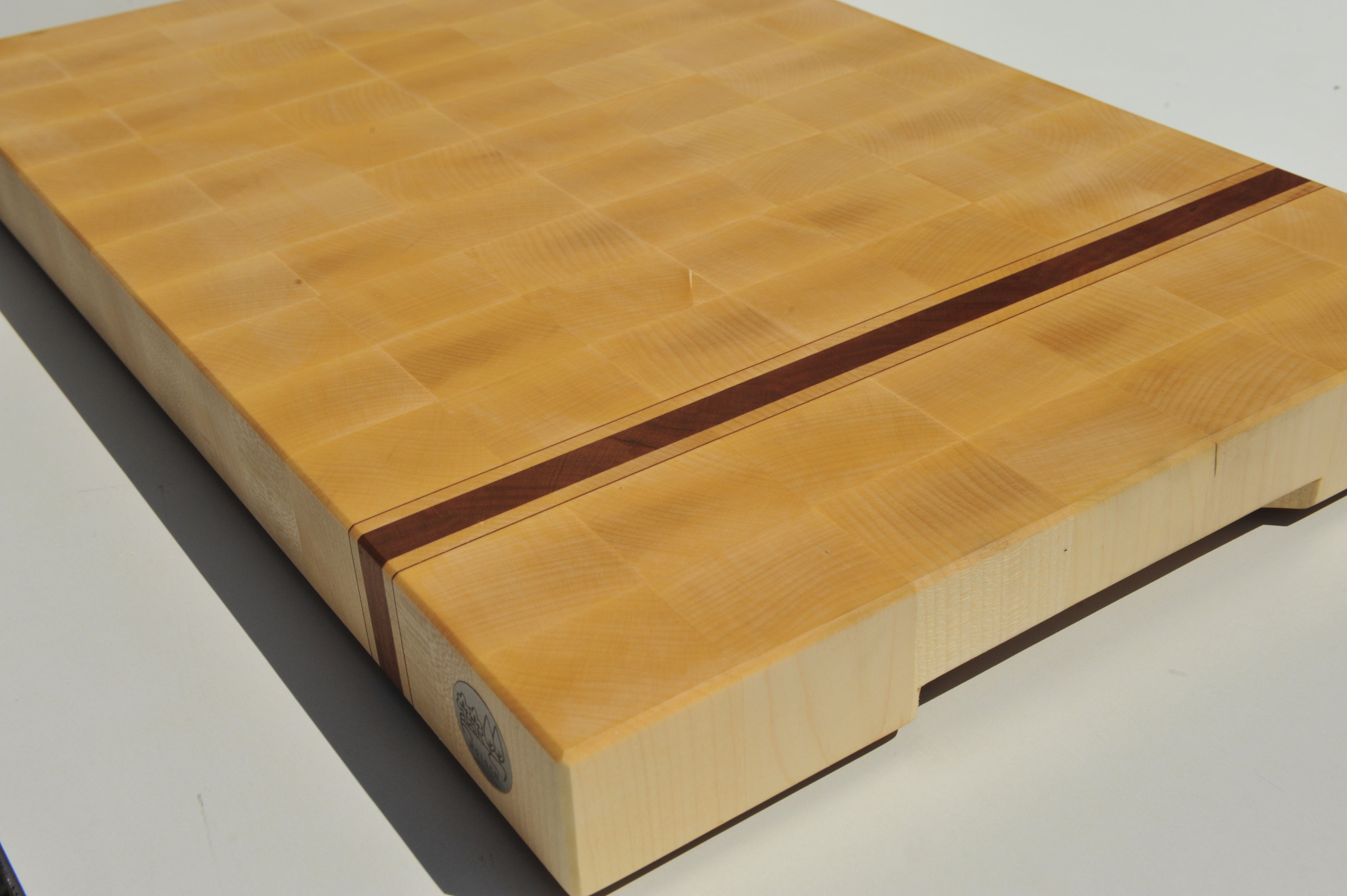 Ahorn + Kirsche Stirnholz Schneidebrett