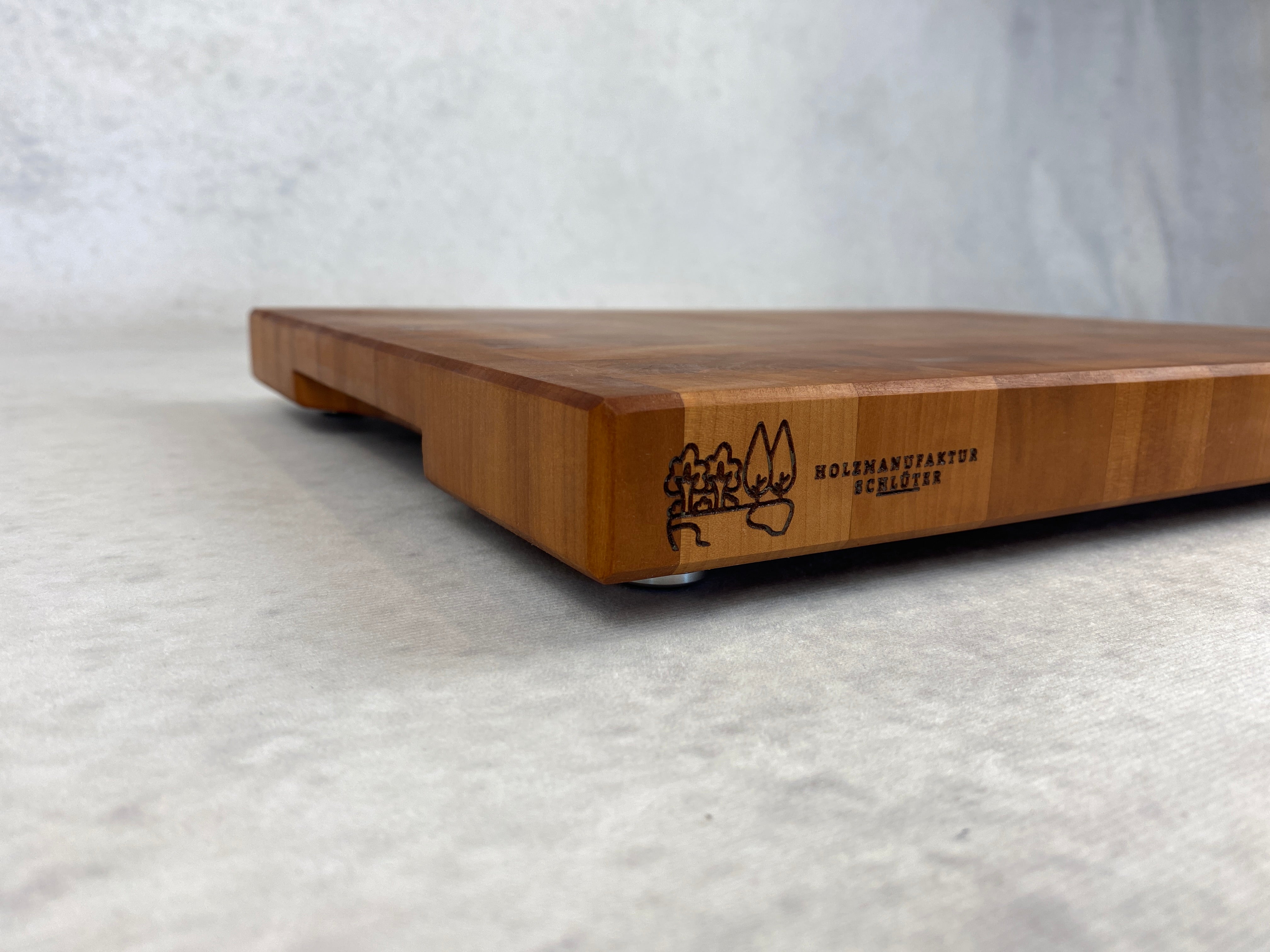 Elsbeeren Stirnholz Schneidebrett