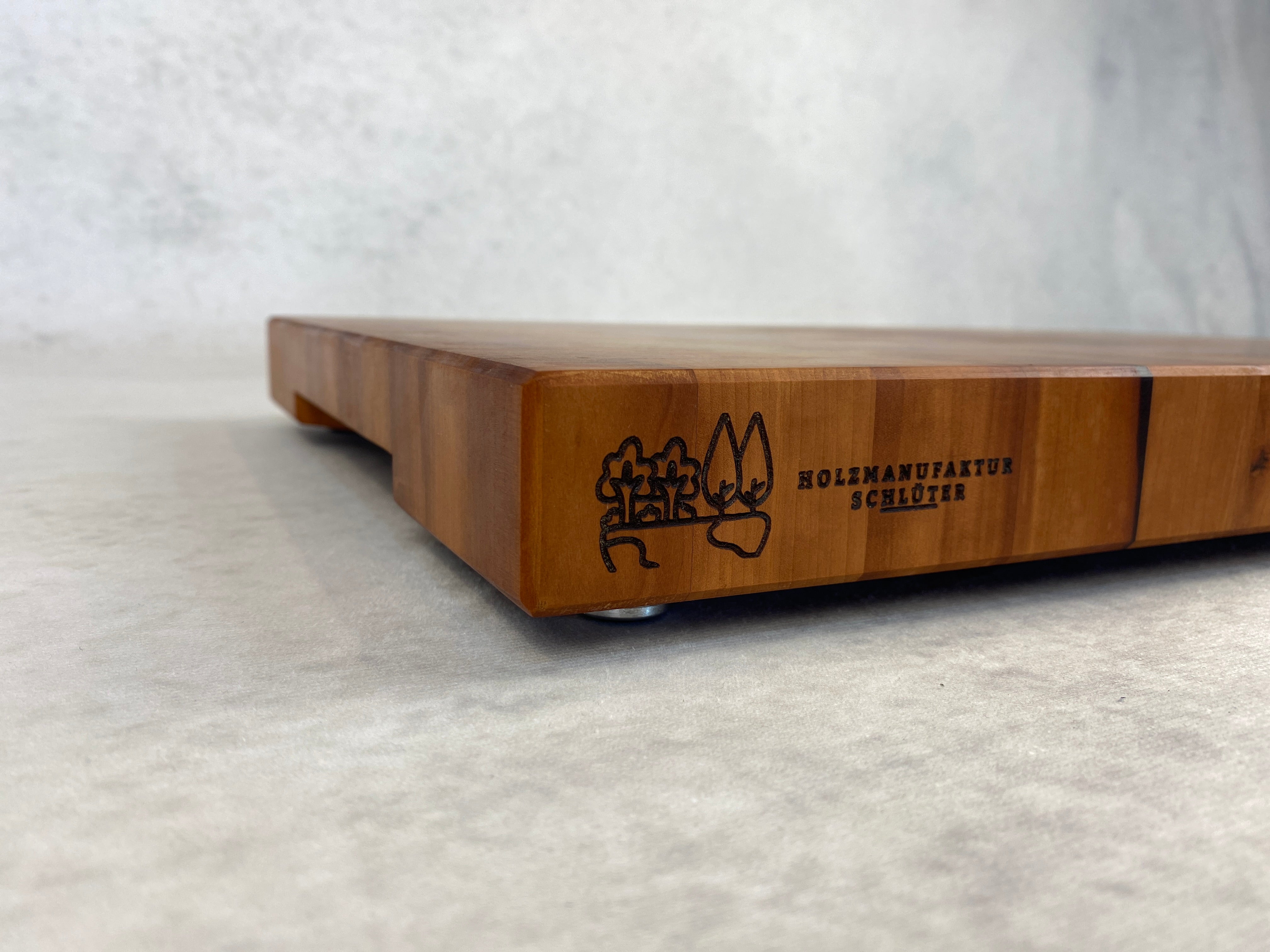 Elsbeeren Stirnholz Schneidebrett