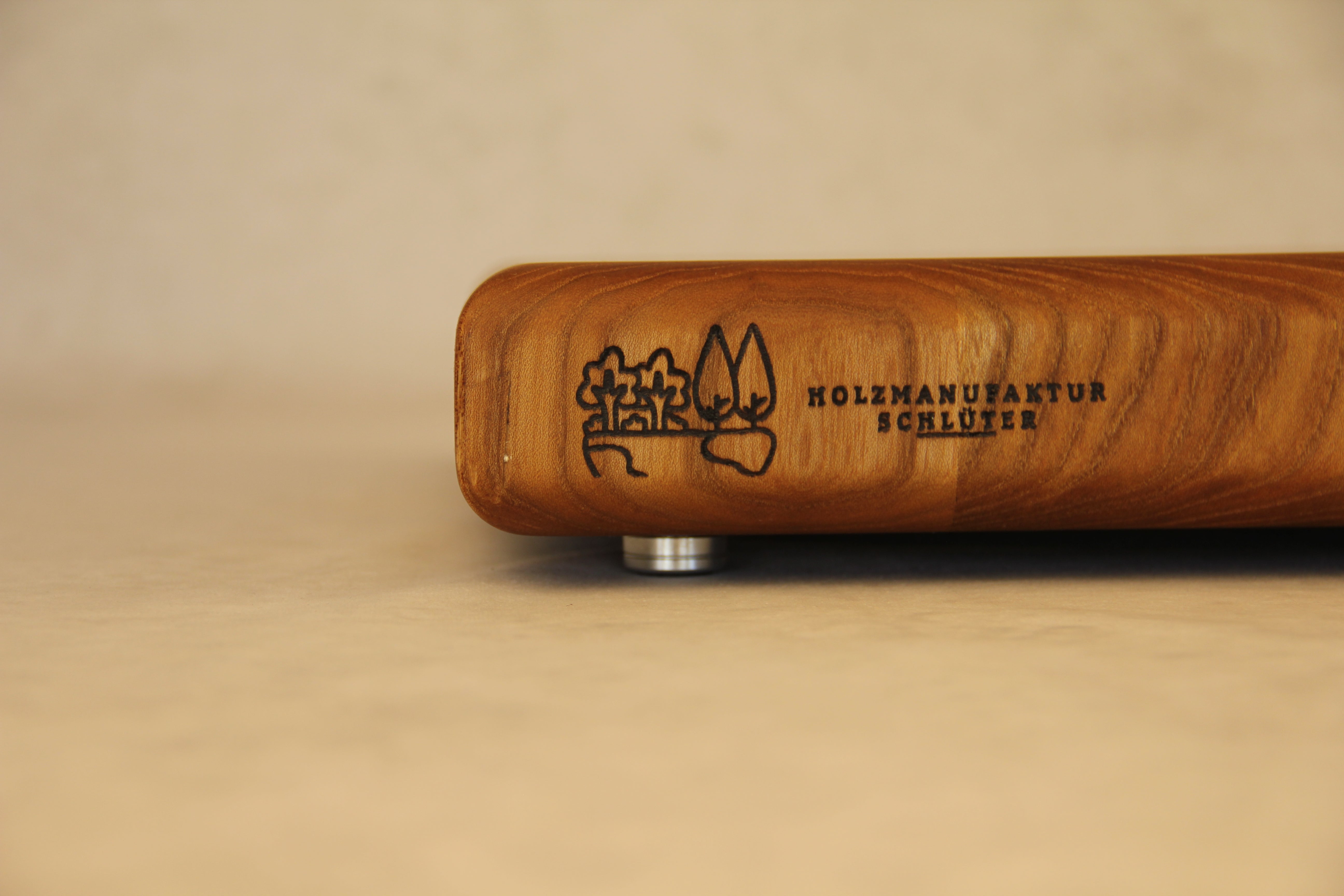 Rüster Stirnholz Schneidebrett