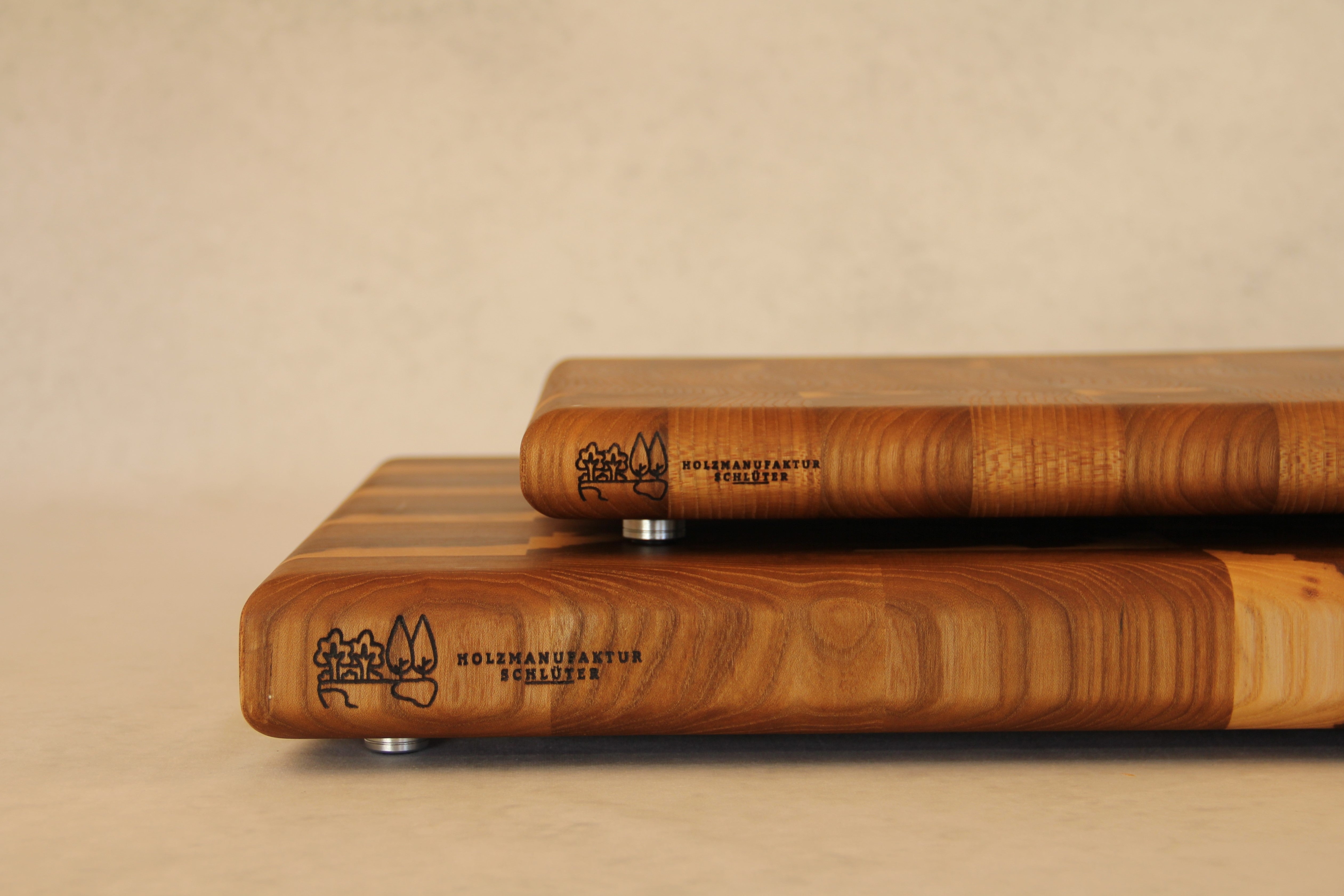 Rüster Stirnholz Schneidebrett