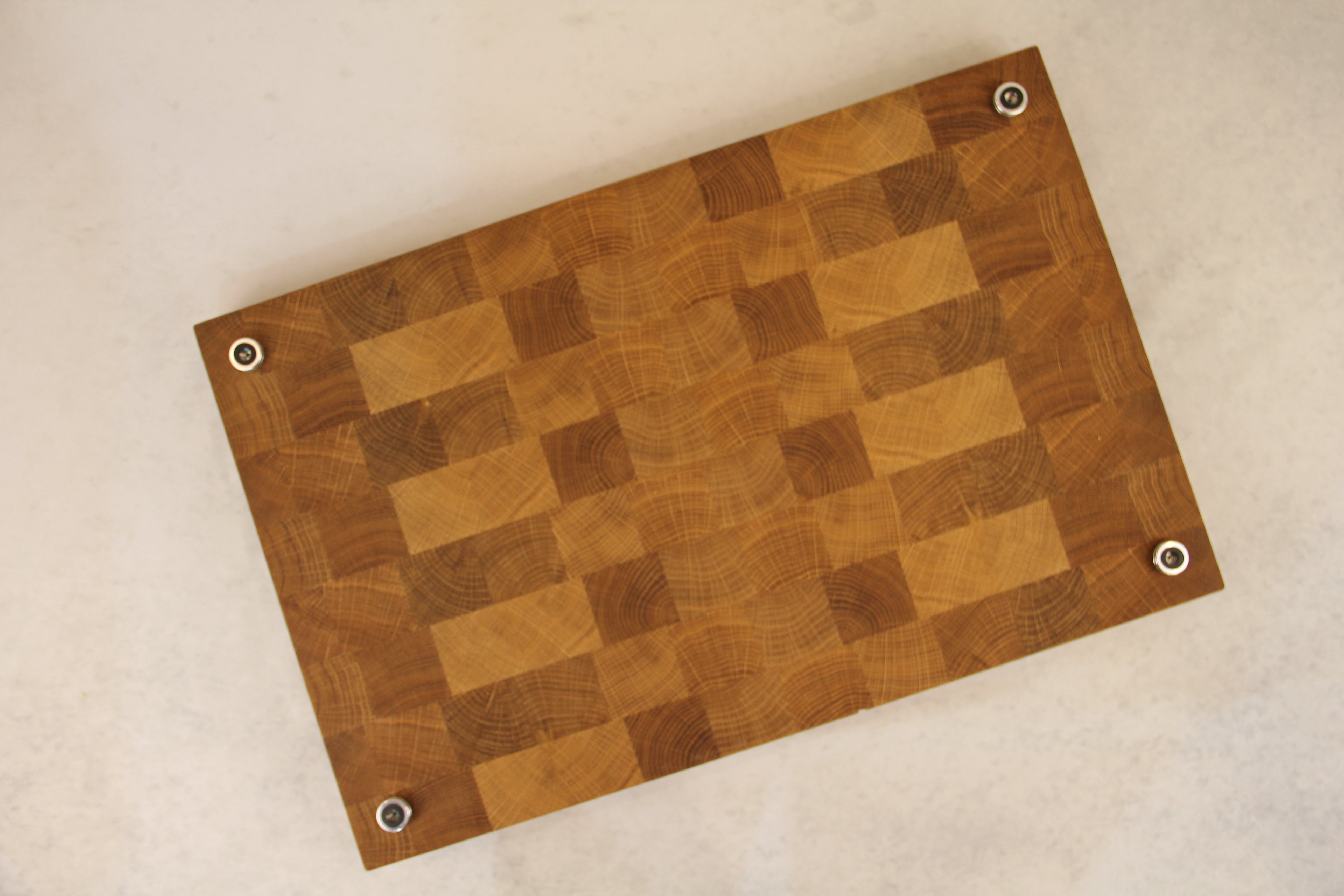 Eichen Stirnholz Schneidebrett