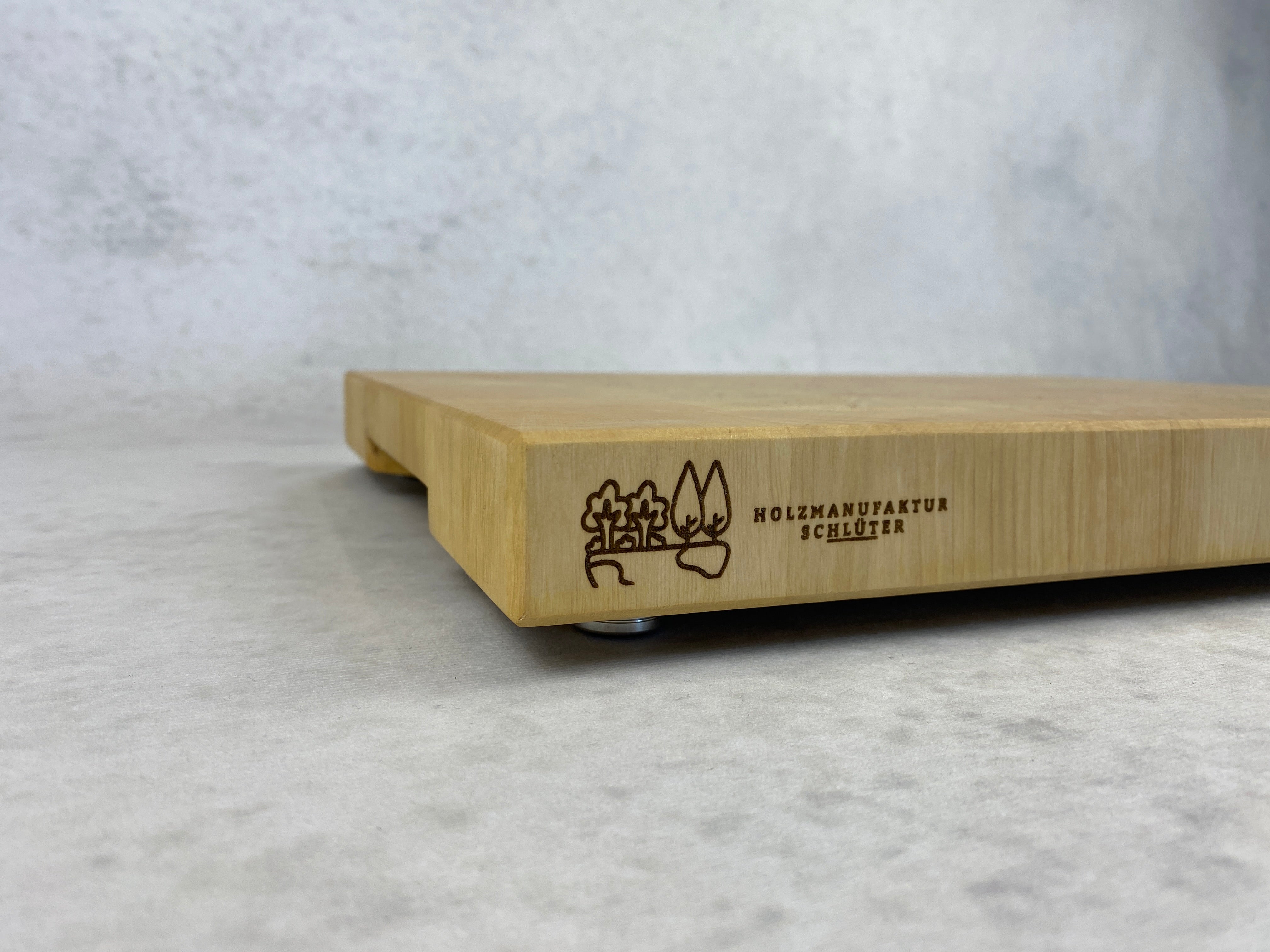 Hainbuchen Stirnholz Schneidebrett