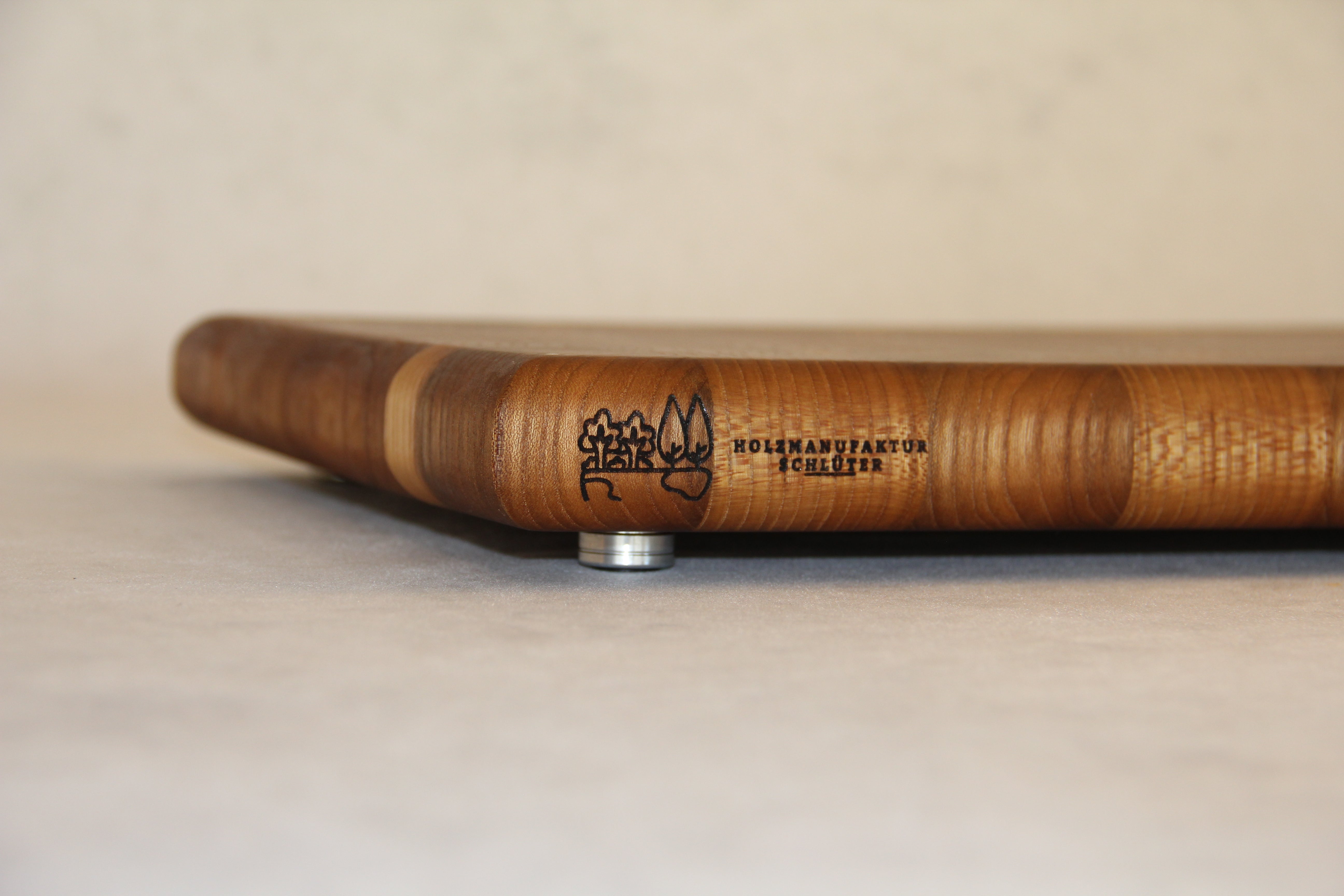 Rüster Stirnholz Schneidebrett