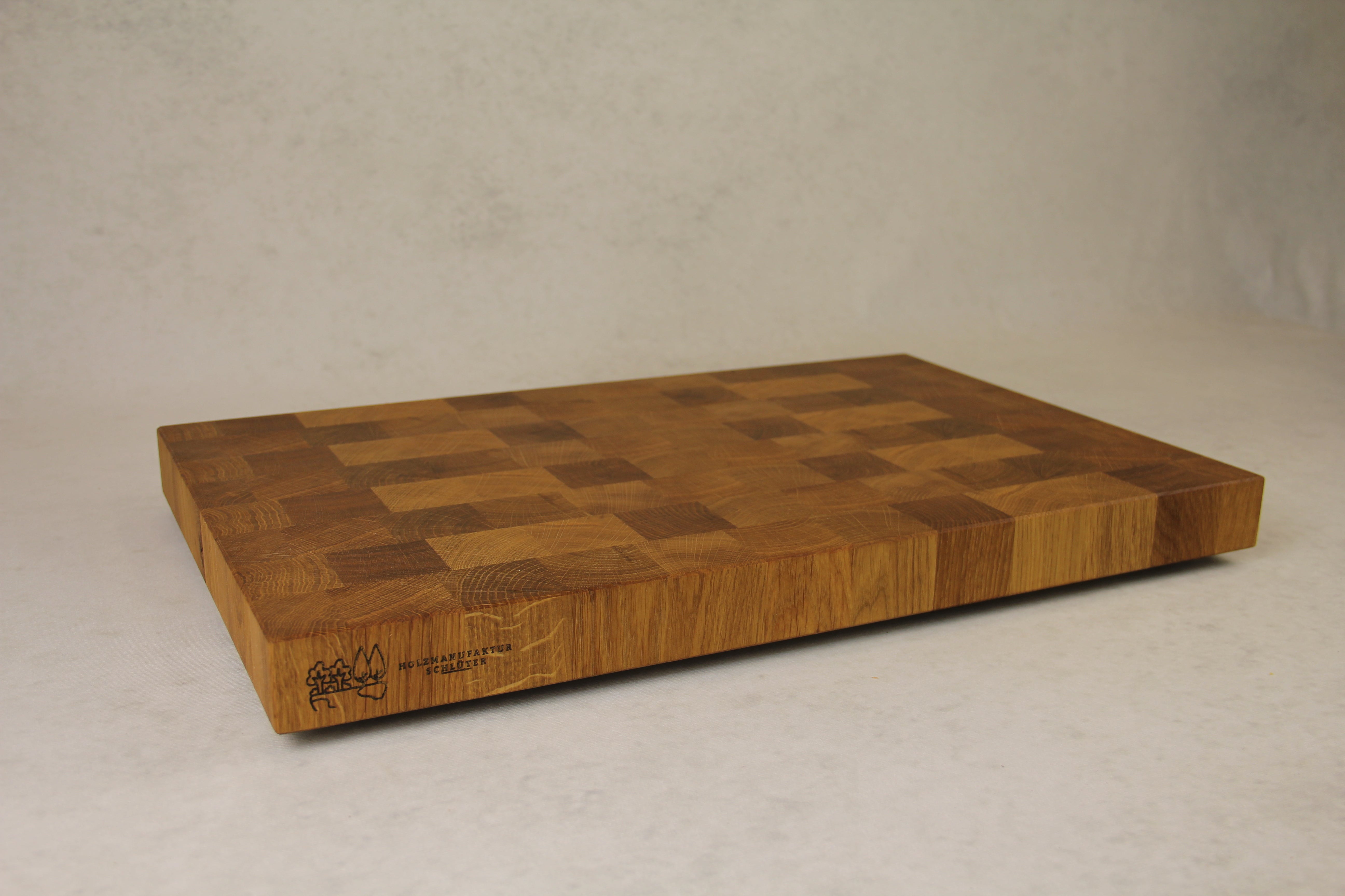 Eichen Stirnholz Schneidebrett